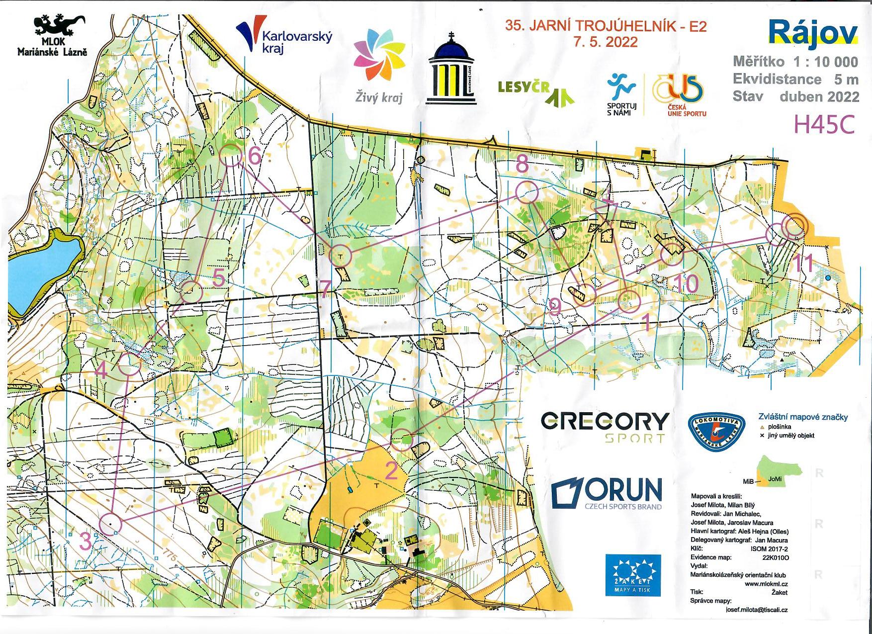 Jarní trojúhelník - oblastní žebříček ZČO 6-8.5.2022