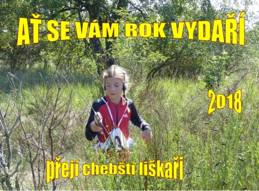 Krásné vánoce a šťastný rok 2018 všem přejí chebští roobáci